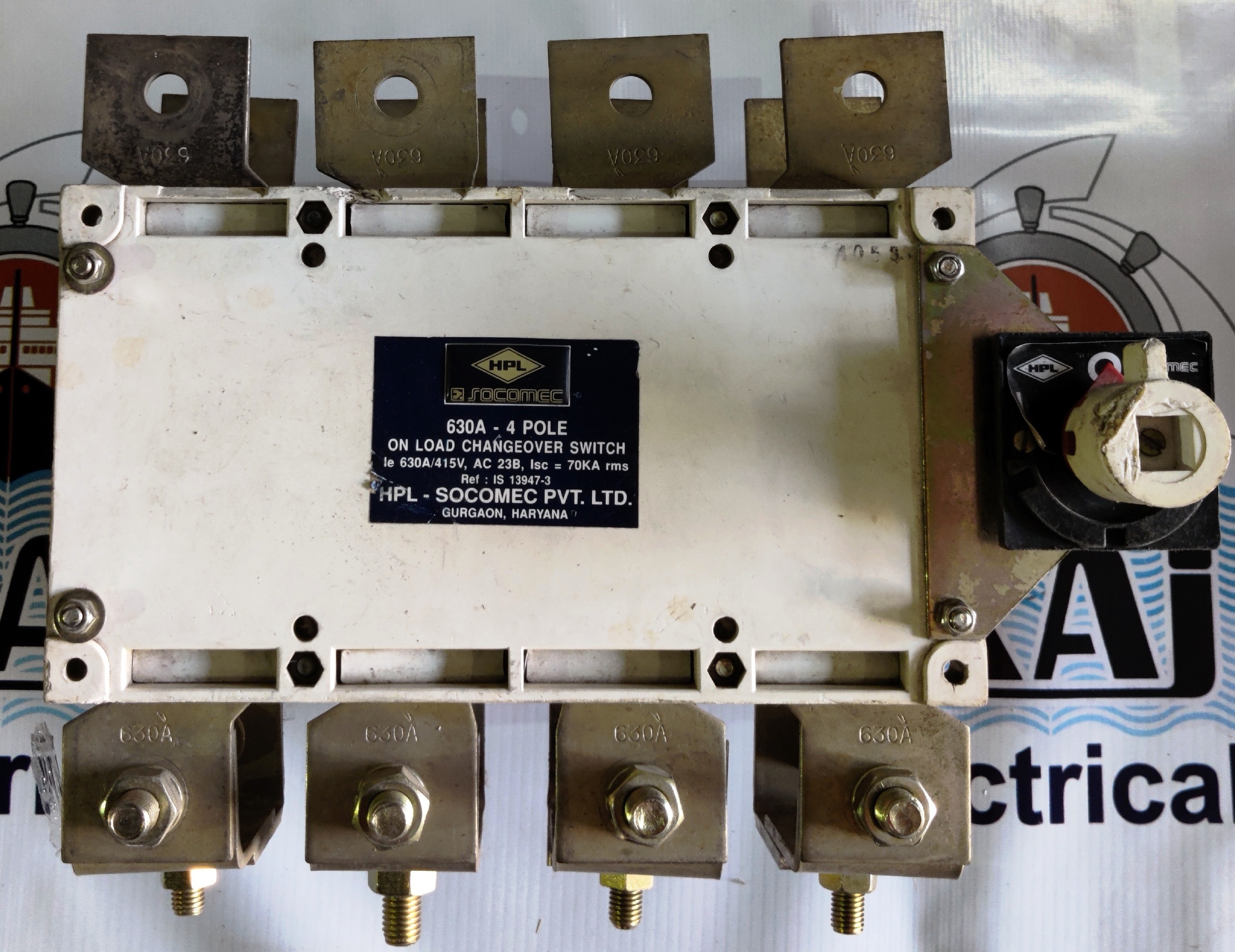 Hpl Socomec 630a Changeover Switch