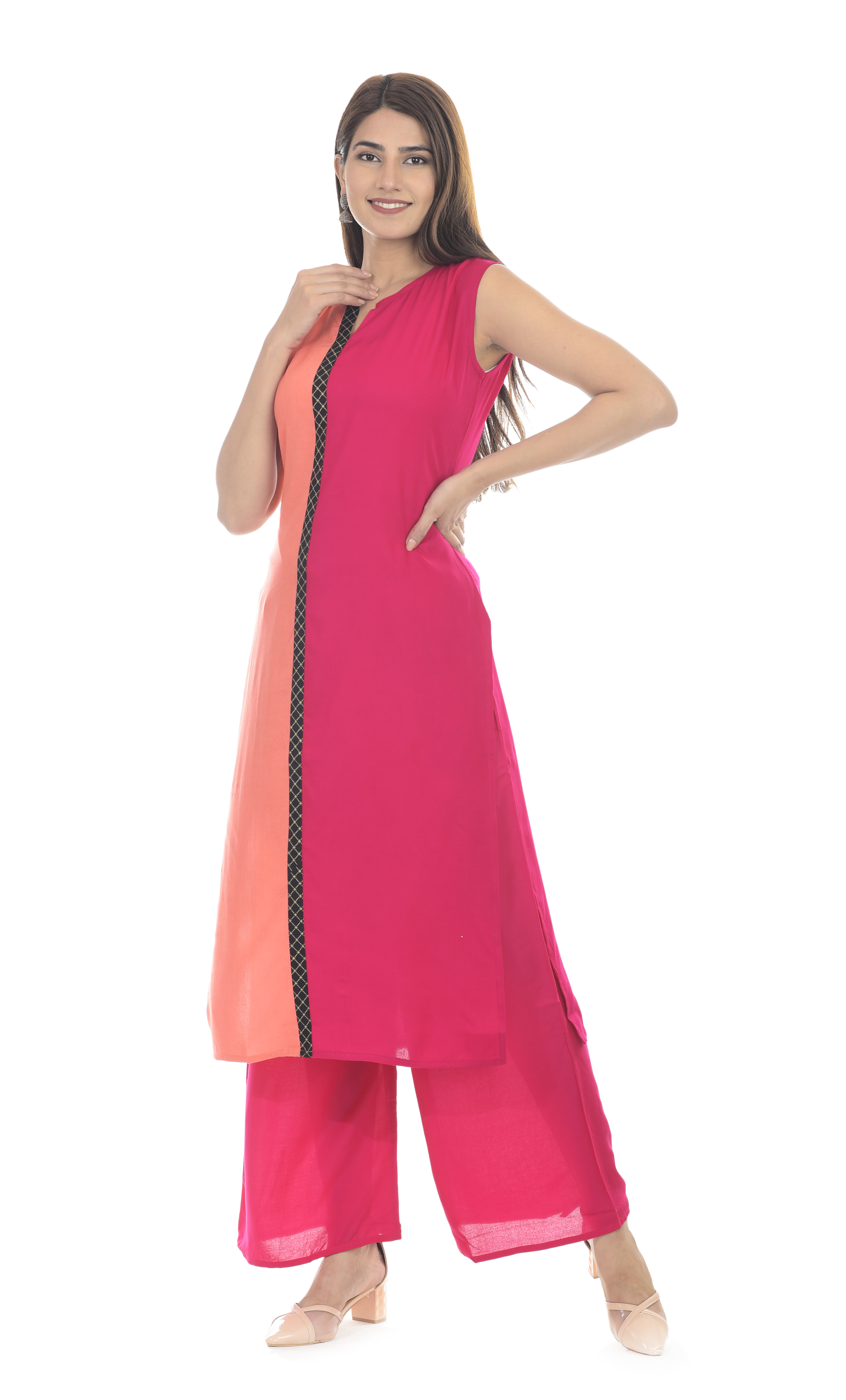 Kashishiya Women Kurta And Palazzo Set - Rayon Fabric, Size L/m/s/xl/xxl, 46 Inch Length, Soft & Lightweight, Ideal For Daily Wear And Special Occasion