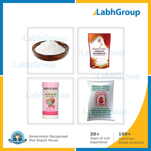 Ammonium Bicarbonate - Granular 99% Purity, Ideal For Baking and Food Applications
