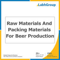  बीयर उत्पादन के लिए कच्चा माल और पैकिंग सामग्री