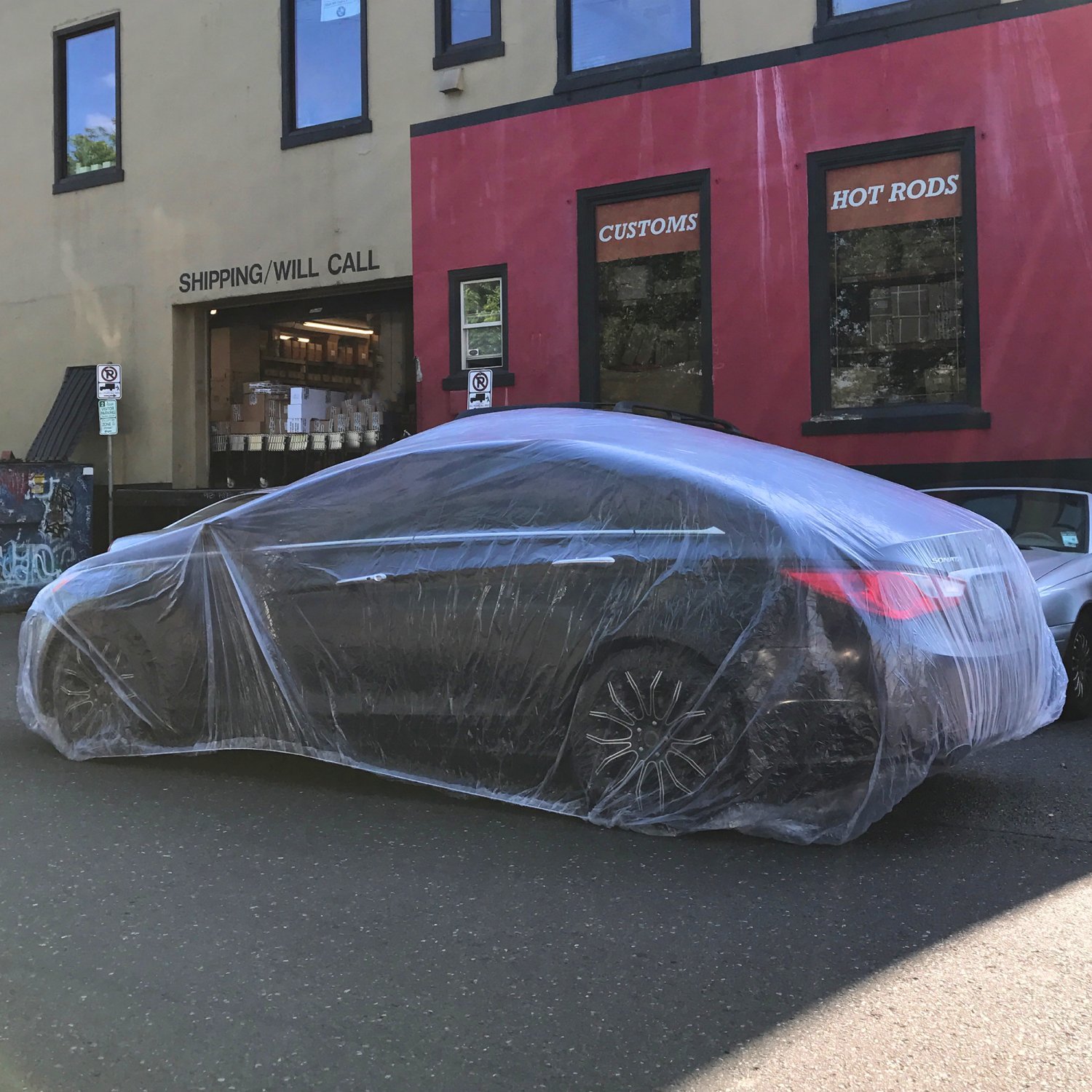 Plastic Car Cover Hardness: Soft
