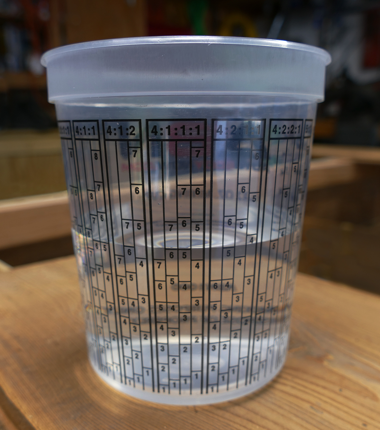 Paint Mixing Cup Hardness: Rigid