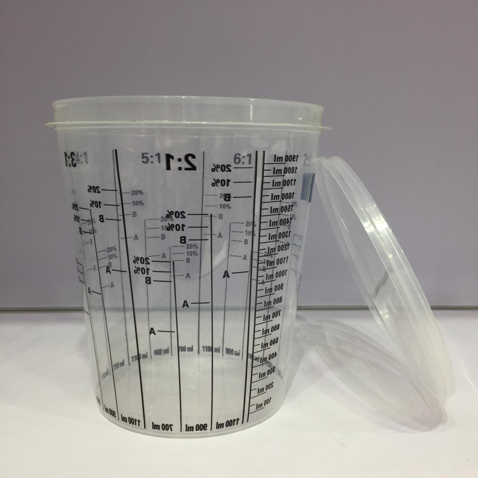 Paint Mixing Cup Hardness: Rigid