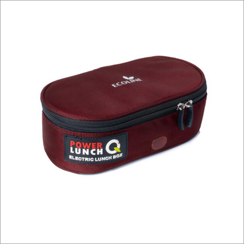 Q2 मैरून पावर लंच फैब्रिक पाउच