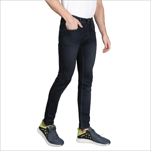 Mens Plain Denim Jeans - 100% Denim Material, Waist Size 28-36 Inch | Washable, Attractive Style For Everyday Wear