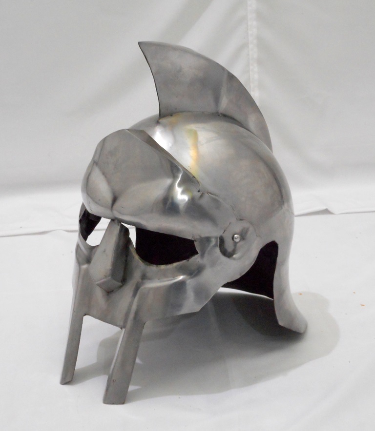 Gladiator Arena Helmet - Movie Gladiator Armor Helmet Length: 10 Inch (In)