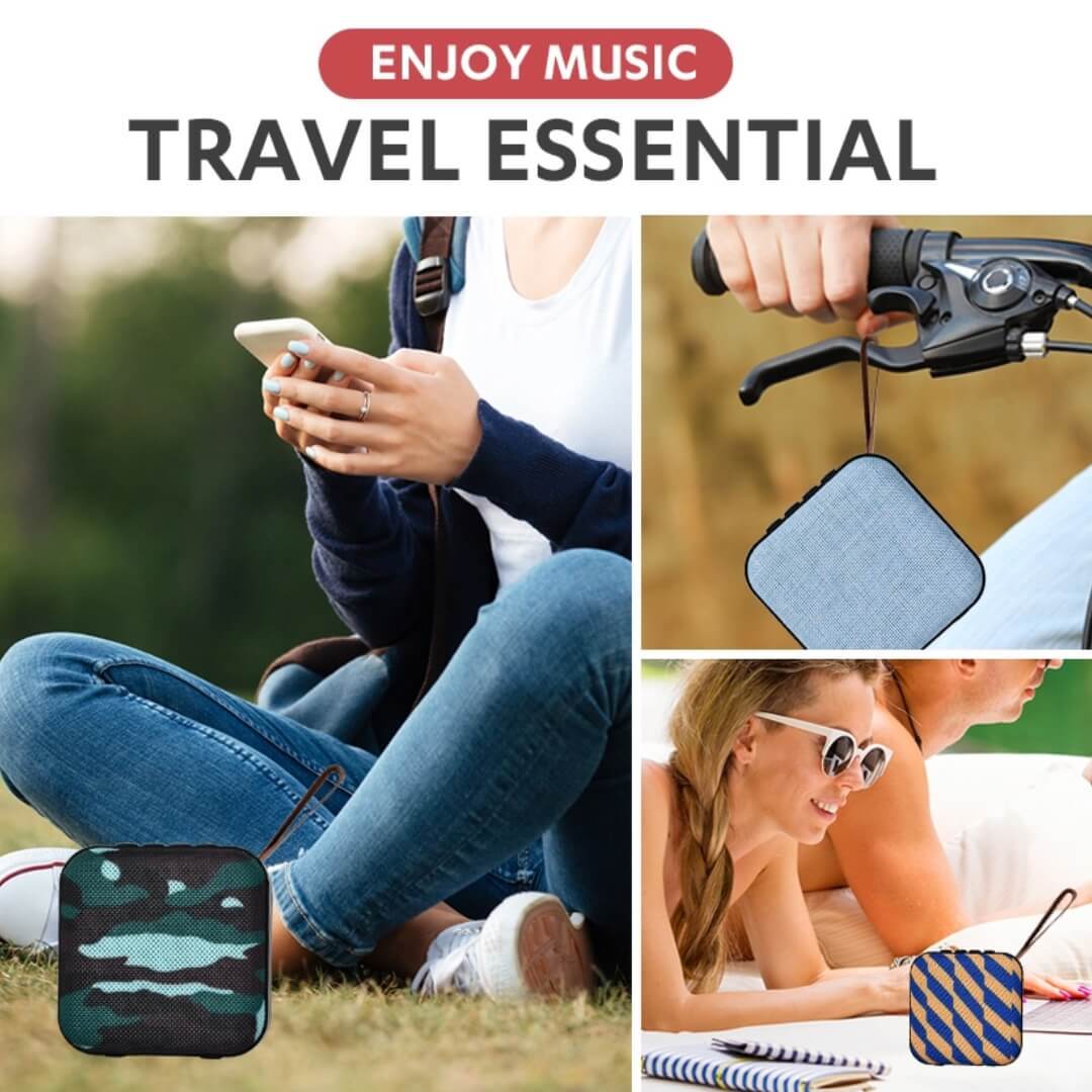 T5 Wireless Bluetooth Speaker - 500mah Battery, 10w Output, Tf Card Support Up To 16gb, Aux & Usb Connectivity, Voice Call Functionality, Portable Design For Travel & Sports