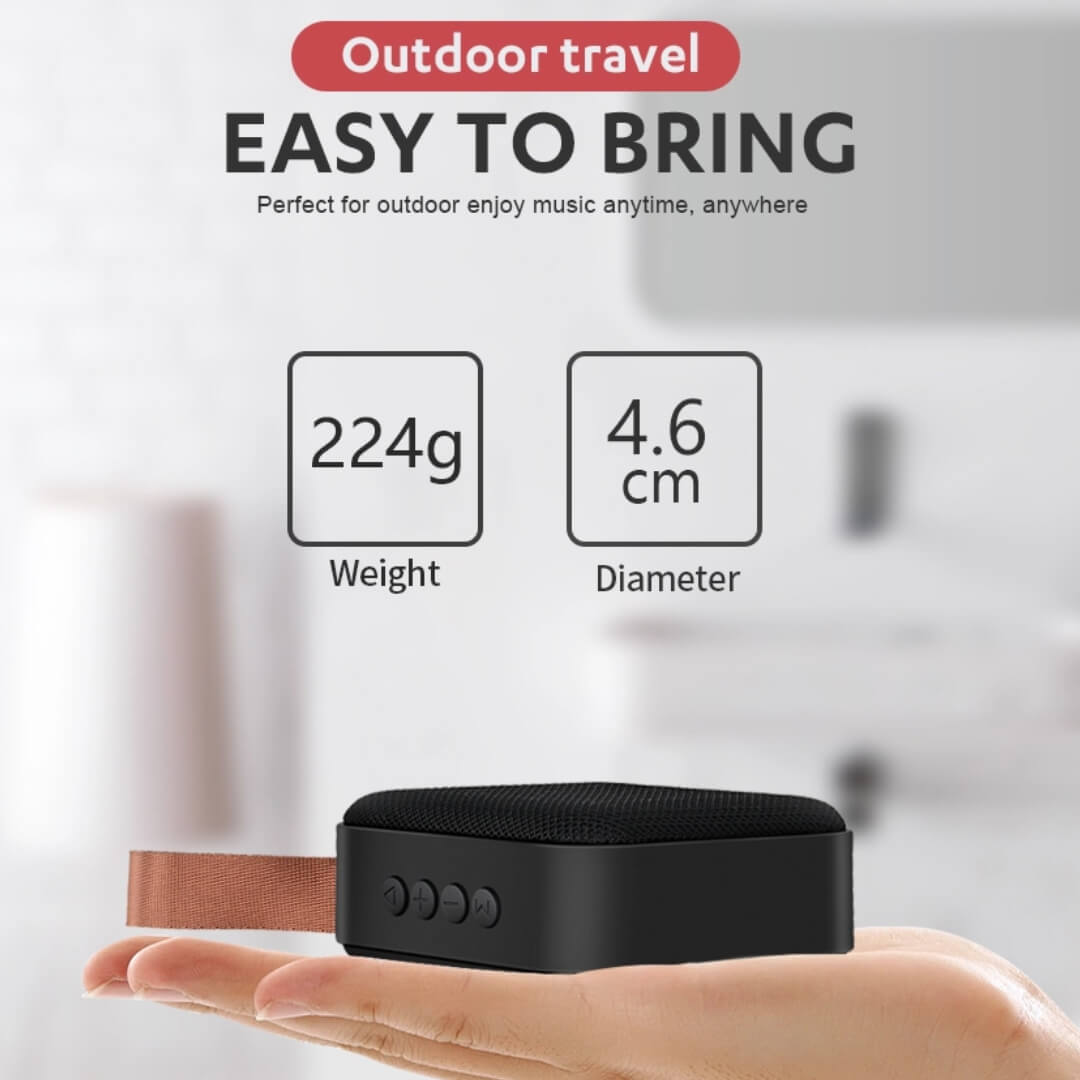 T5 Wireless Bluetooth Speaker - 500mah Battery, 10w Output, Tf Card Support Up To 16gb, Aux & Usb Connectivity, Voice Call Functionality, Portable Design For Travel & Sports