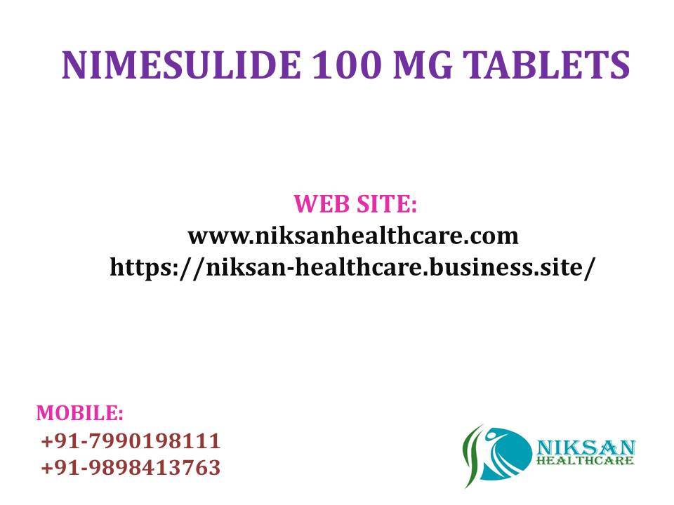 Nimesulide 100 Mg Tablets General Medicines