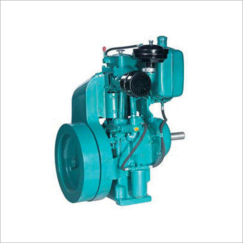 Air Cooled Diesel Engine - MS, Single Cylinder, Green, 1500 RPM | New, Kick Start, Ideal for Agriculture and Industrial Use
