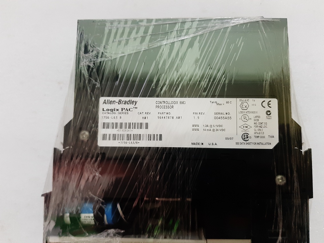 Allen Bradley Cpu 1756-l63 B