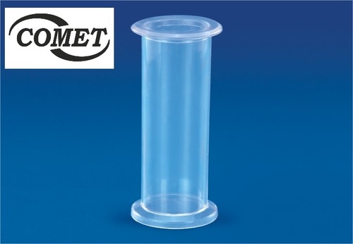 Specimen Jar - Polystyrene | 50x50x150mm, Tight-Fitting Cap for Secure Specimen Preservation, Transparent Design for Easy Viewing