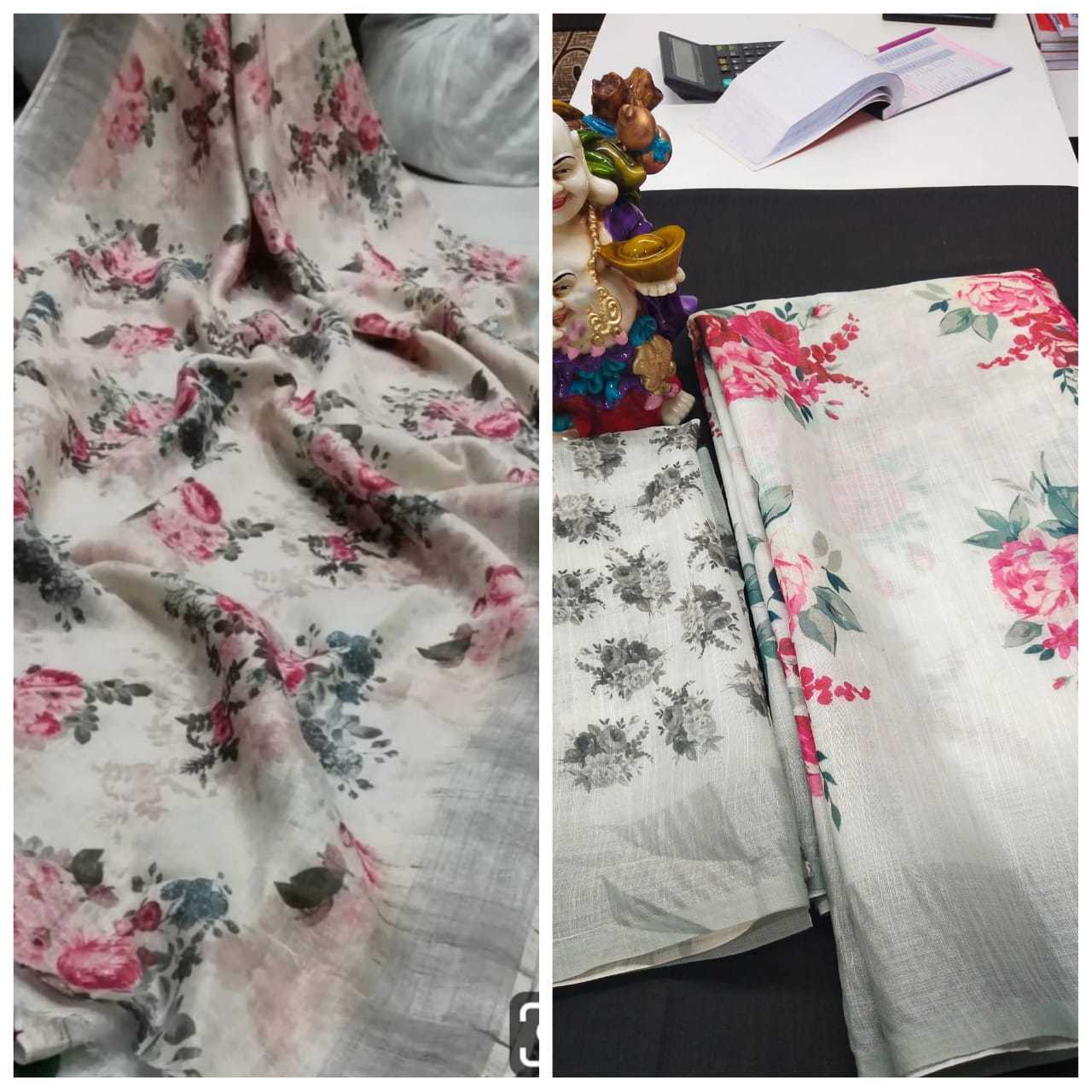 Multi Colour Ladies Floral Printed Saree