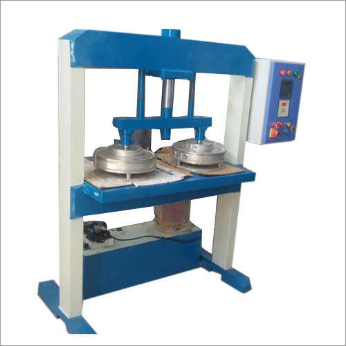 Automatic Paper Plate Making Machine - Mild Steel, Semi Automatic, 6000 Plates/Day Production Capacity, 2 HP Power Consumption | Lightweight, User-Friendly Design, 1-Year Motor Warranty
