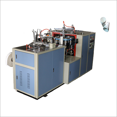 Hot Drink Fully Automatic Paper Cup Making Machine - MS Material, 50 Cups/Minute, Semi-Automatic | Robust Structure, Excellent Performance, 1-Year Motor Warranty
