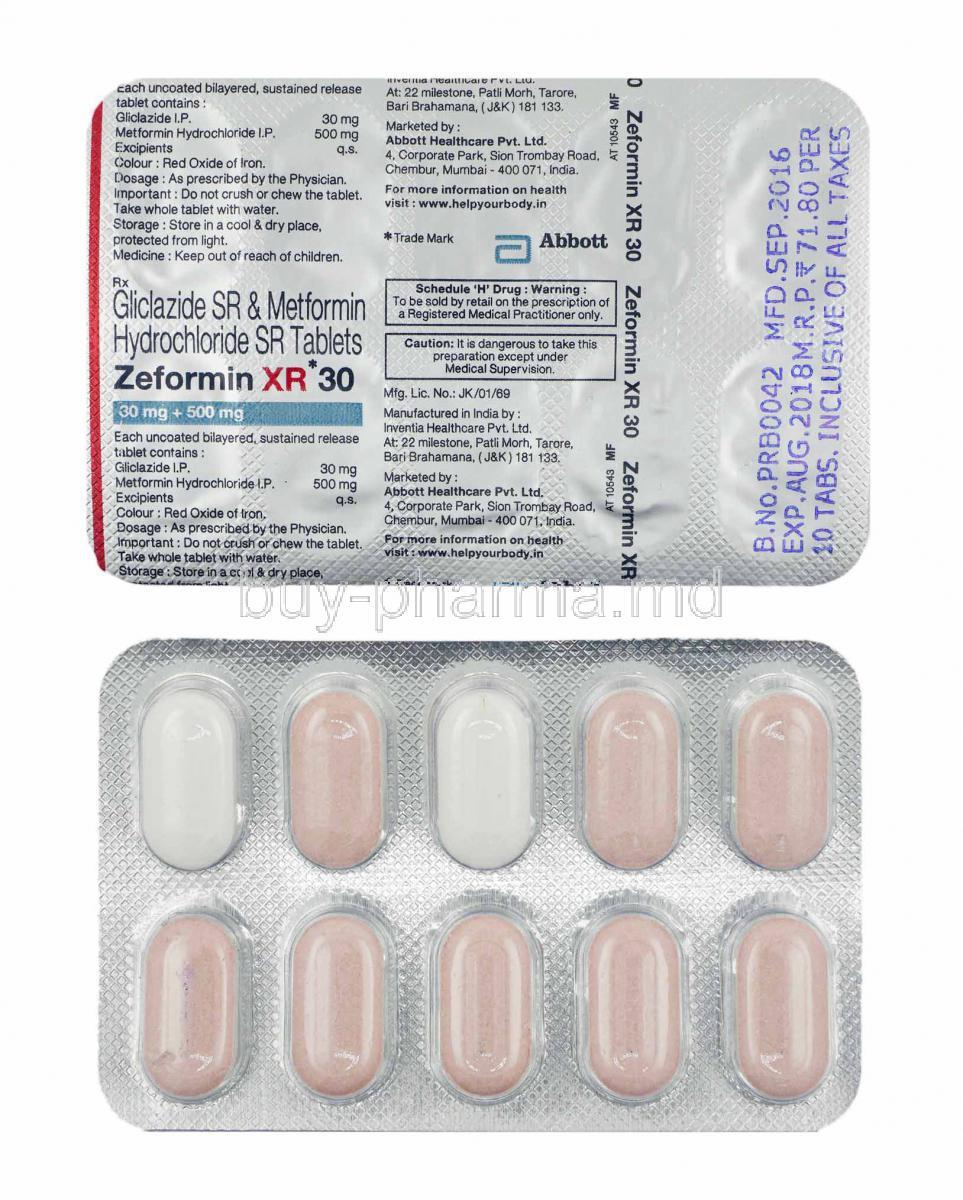 Glibenclamide And Metformin Tablets General Medicines