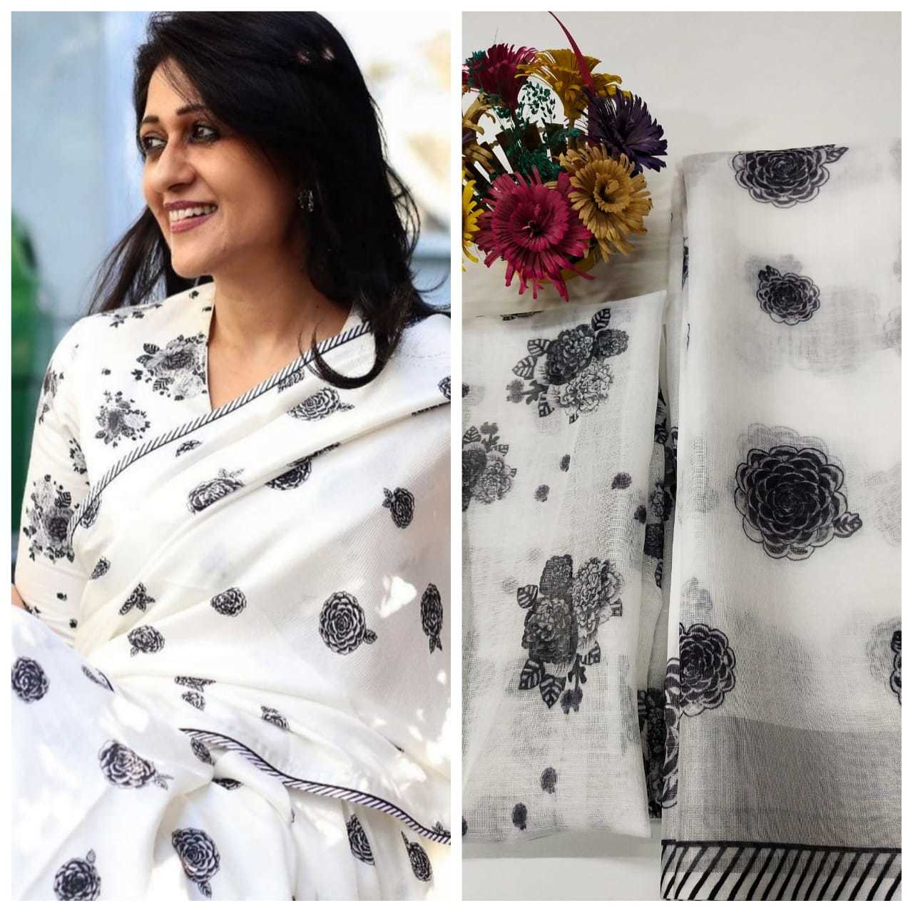 Multi Colour Ladies Pure Linen