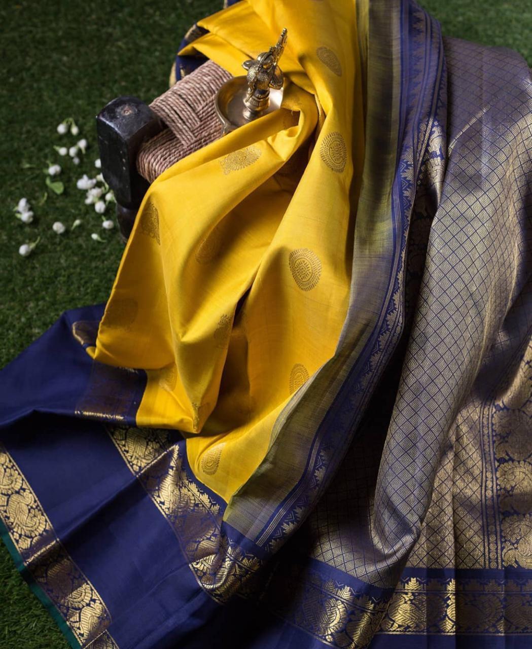 Multi Colour Pure Silk Saree