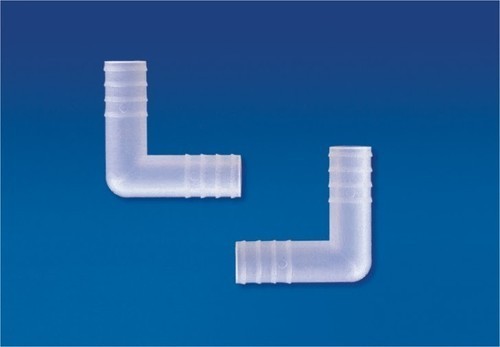 Connector (T & Y), Cross - Polystrene Material | L-shaped Design With Crest & Valley Structure For Leakproof Tube Arrangements