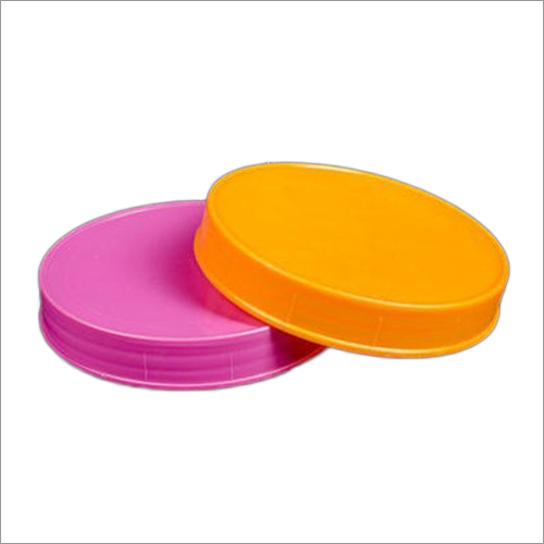 Plastic Round Jar Cap - Polypropylene Material, Blue Color, Available in Different Sizes | Ideal for Edible Oil Storage and Various Jars
