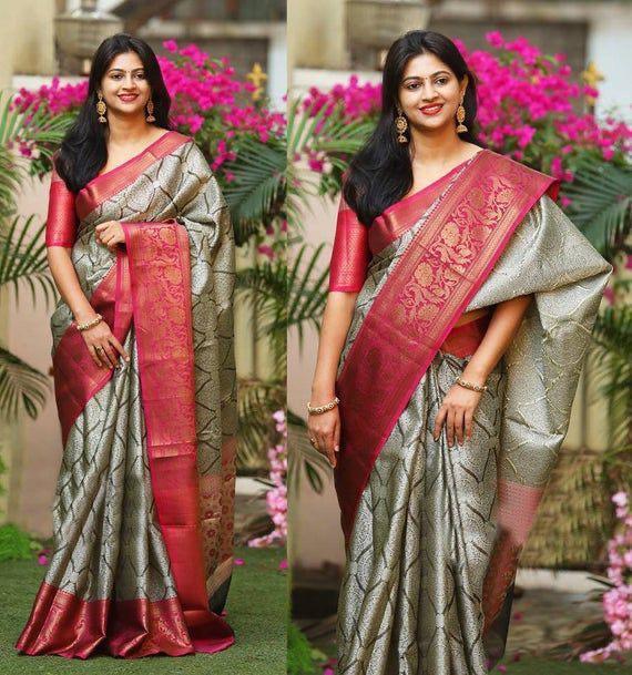Multi Colour Ladies Designer Jacquard Saree