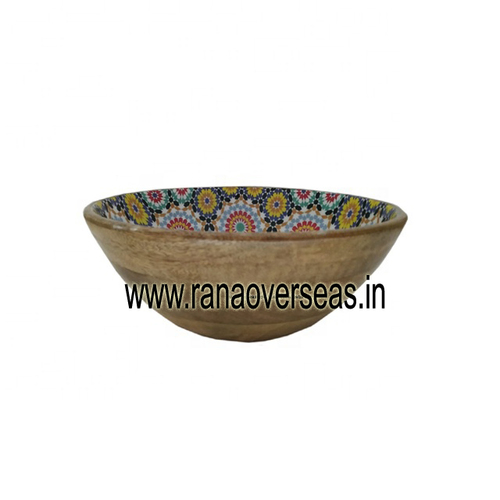 Wood Decorative Wooden Salad Bowl For Serving