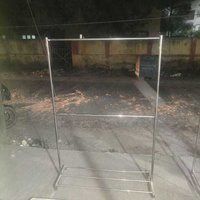 Two Way Showroom Display Stand - Color: Silver