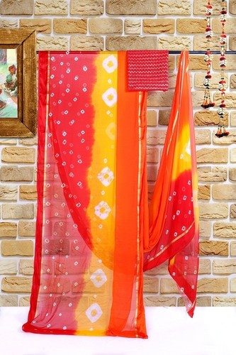 Present New Shiffon Saree - 6.3 Mtr Length, Multy Colored Fabric | Daily Wear for All Seasons