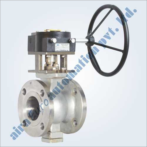 V - Knotch (V Port) Floating Ball Valve Application: Air / Water / Oil / Gas & Chemical