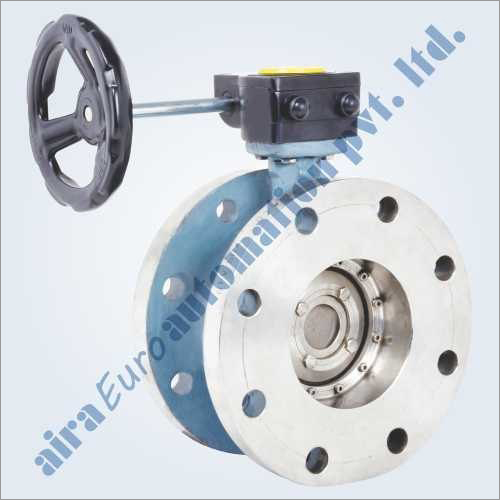 Casting Double Eccentric Off Set Disc Double Flange Butterfly Valve