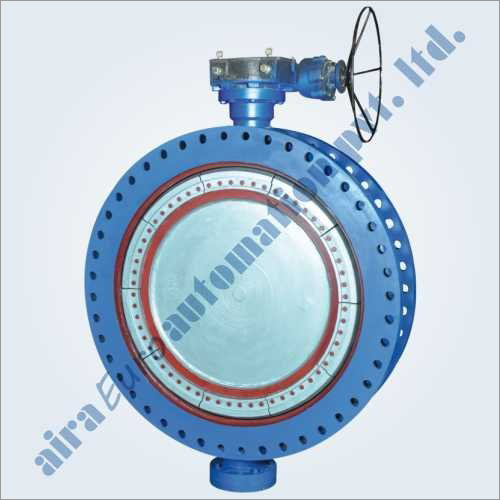 Large Diameter Double Flange Butterfly Valve - Stainless Steel, 12" to 104" | Double Eccentric Design, Soft Seated, Easy Replaceable Seals, High Pressure Rating