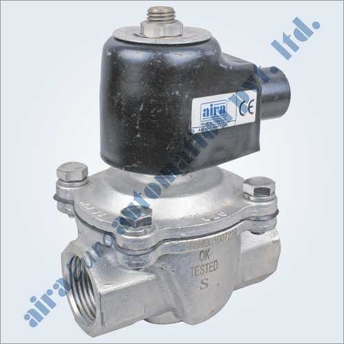 2-2 वे सेमी लिफ्ट डायाफ्राम ऑपरेटेड लो प्रेशर सोलनॉइड वाल्व एप्लीकेशन: एयर