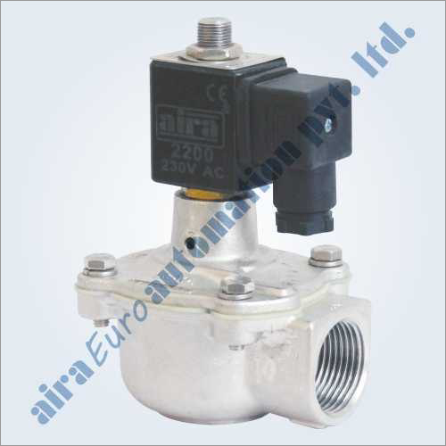 Casting 2-2 Way Angle Type Dust Collector Stainless Steel Pulse Valve