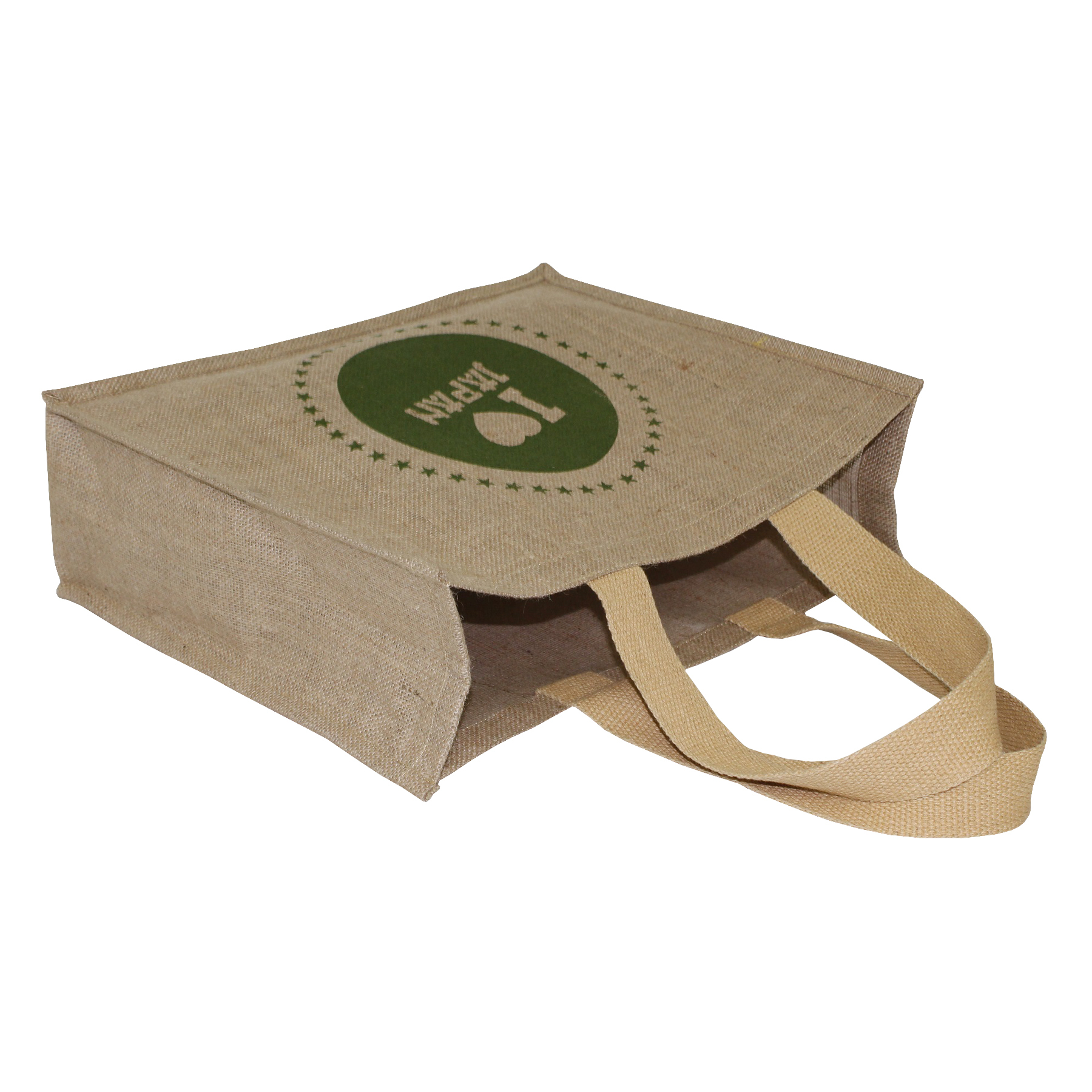 Customized Web Handle Jute Bag
