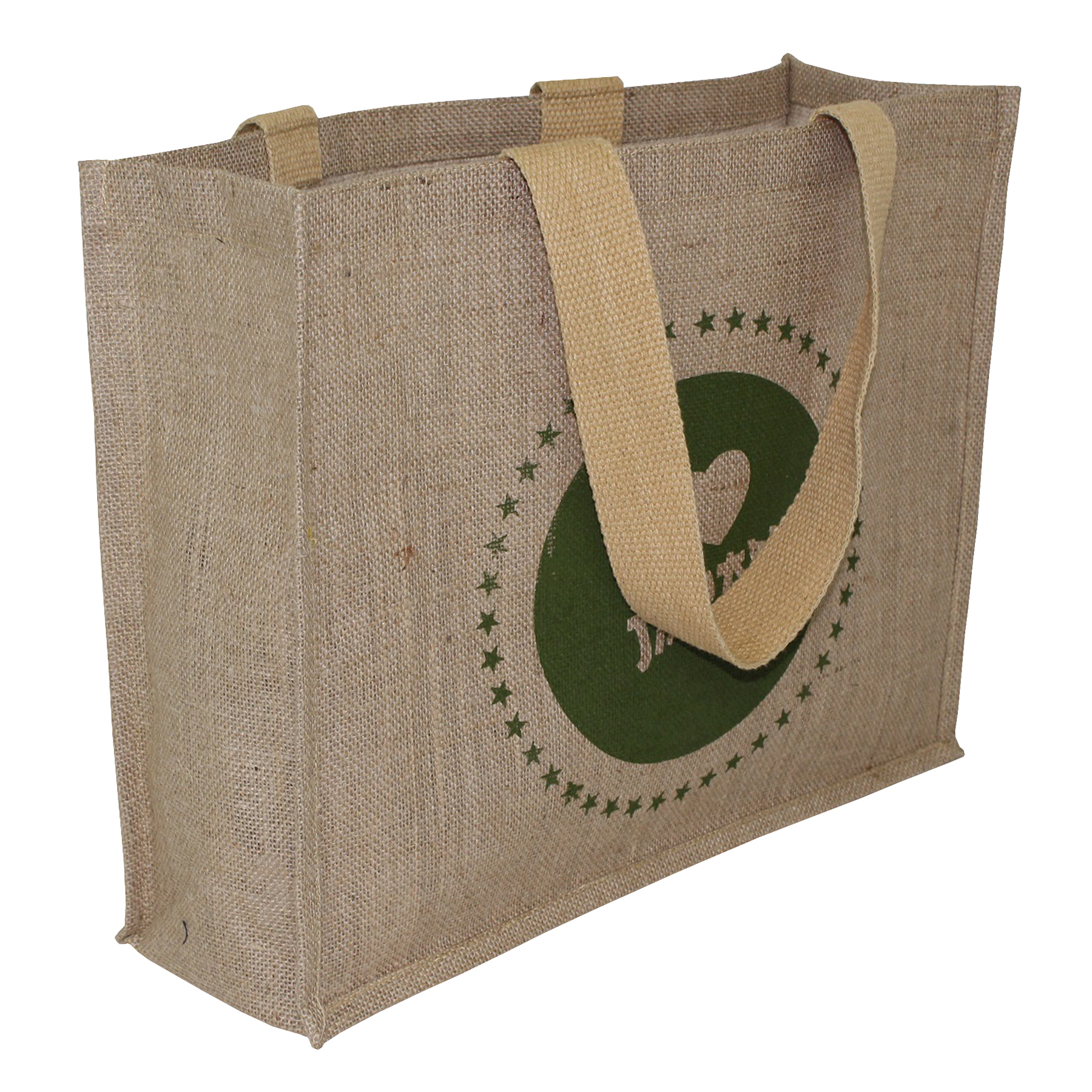 Customized Web Handle Jute Bag