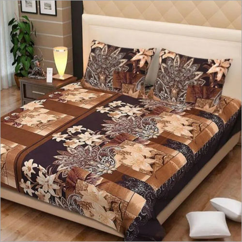 Multicolor Printed Cotton Bed Sheet