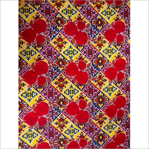 Designer Polyester Single Bed Sheet - 100% Polyester, Multicolor Print | Washable, Ideal for Home & Hotel Use