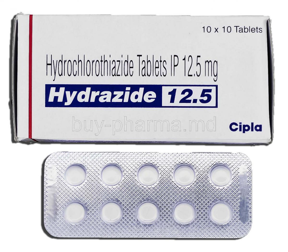 Hydrochlorothiazide Tablets Purity: 99.9%