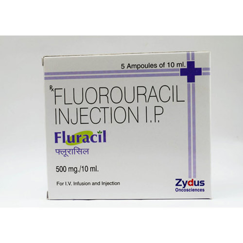 Fluorouracil Injection - 3-5 Ph Level, Shelf Life 1-2 Years | Effective Against Precancerous Skin Growths And Various Cancers
