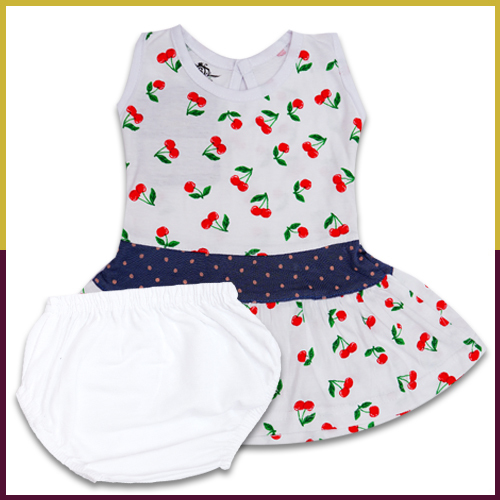 Sumix Dimble Baby Girl Frock Age Group: 0 - 18 Months