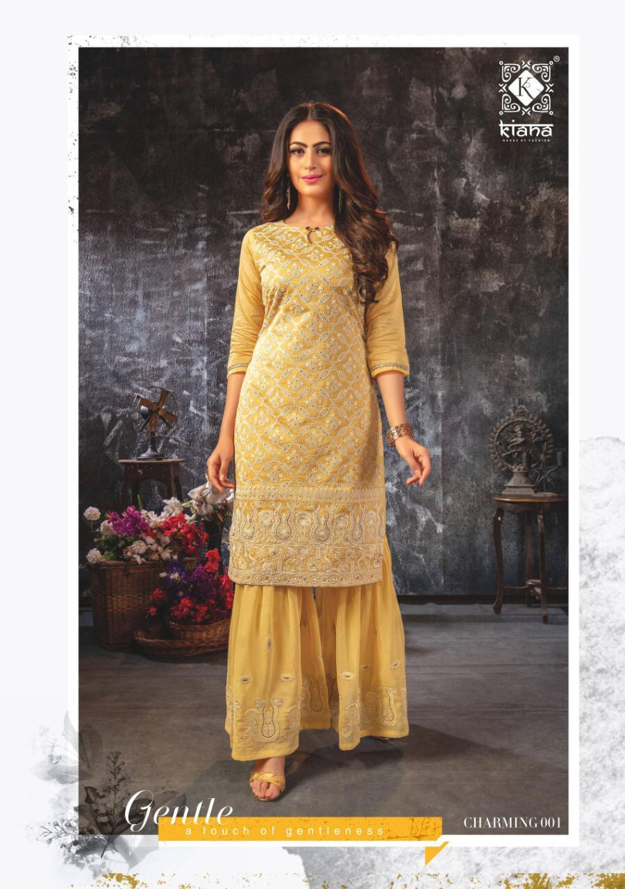 Georgette Charming Designer Georgette,chanderi Silk And Mal Cotton Kurtis