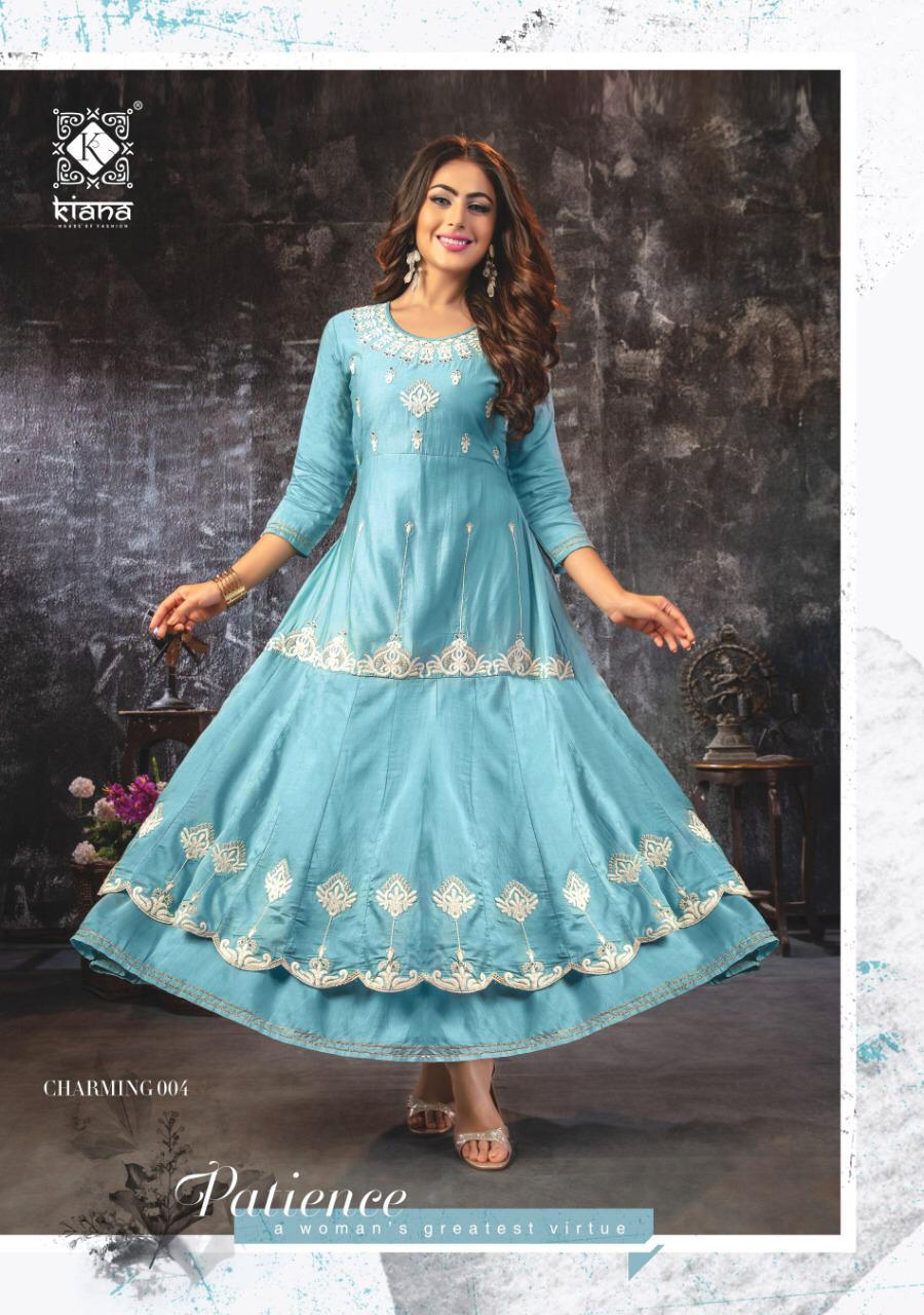 Georgette Charming Designer Georgette,chanderi Silk And Mal Cotton Kurtis