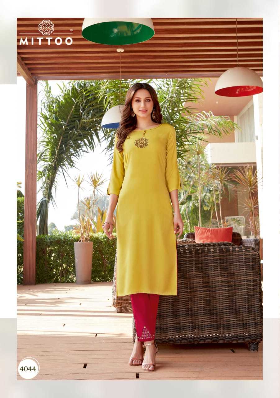 Dry Cleaning Mohini Vol 3 Rayon Slub Lycra With Embroidery Work Kurtis