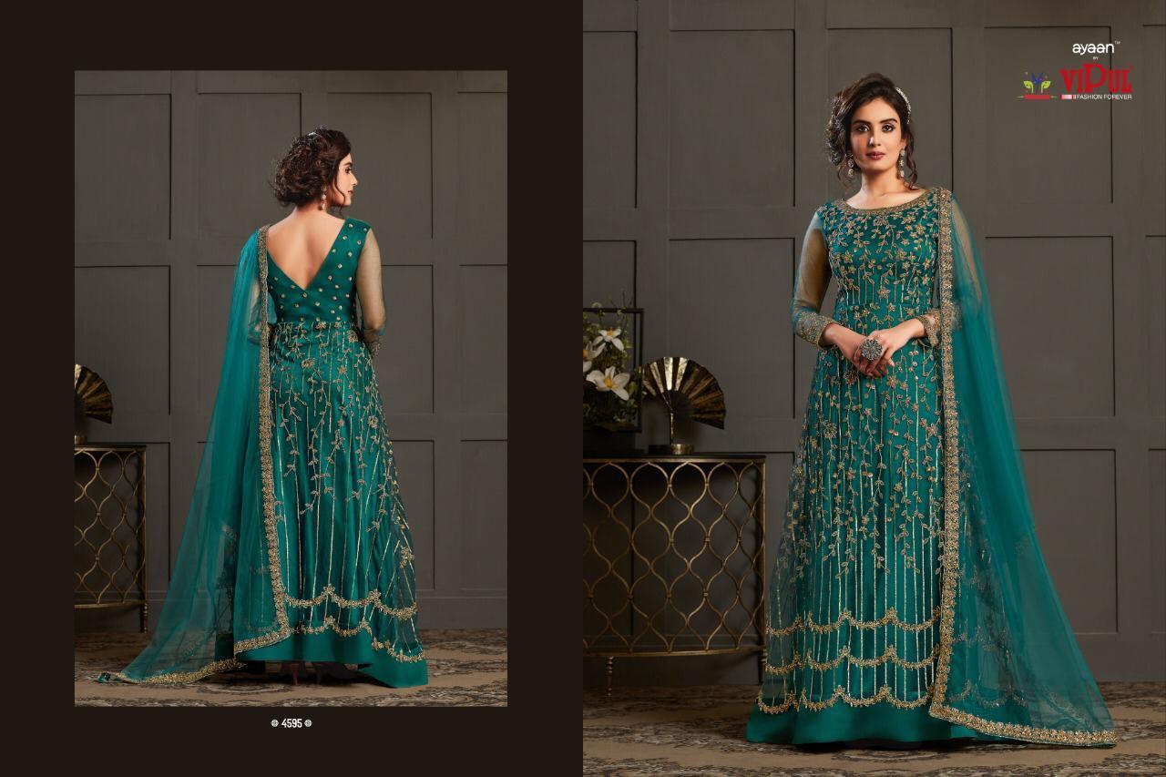 Indian Elliza 4591 Series Designer Net Long Gowns