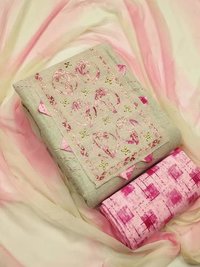 खादी कॉटन ड्रेस मटेरियल सूट