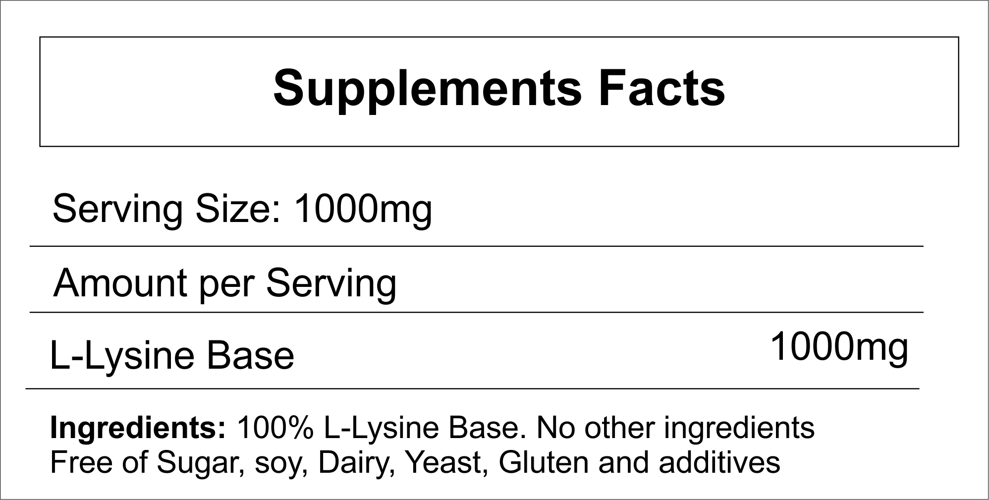 L Lysine Hcl