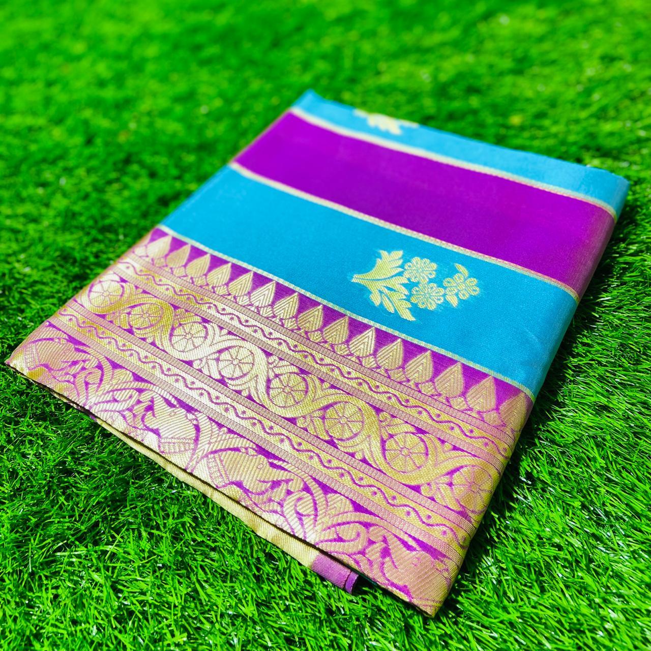 Multi Colour Ladies Designer Saree