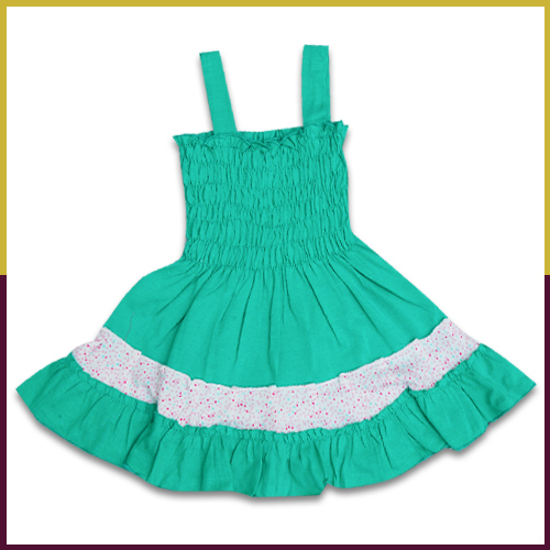 Sumix Ivory Baby Girl Frock Age Group: 0 - 18 Months