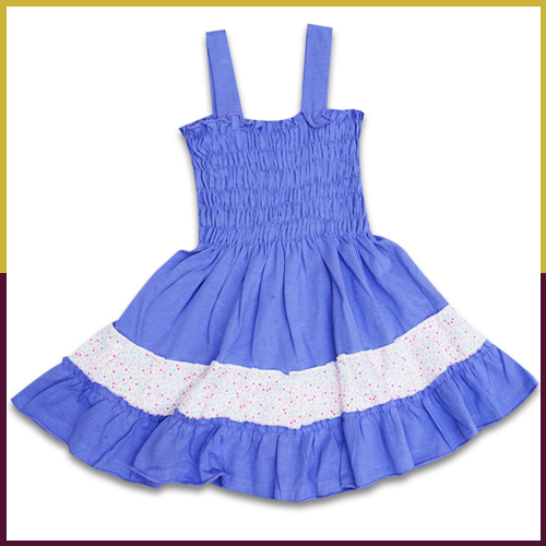 Sumix Ivory Baby Girl Frock Age Group: 0 - 18 Months