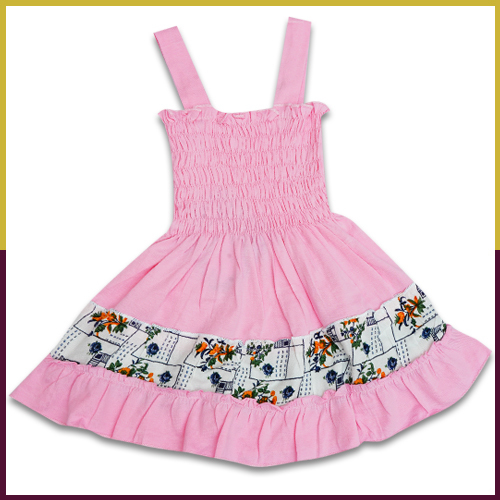 Sumix Ivory Baby Girl Frock Age Group: 0 - 18 Months